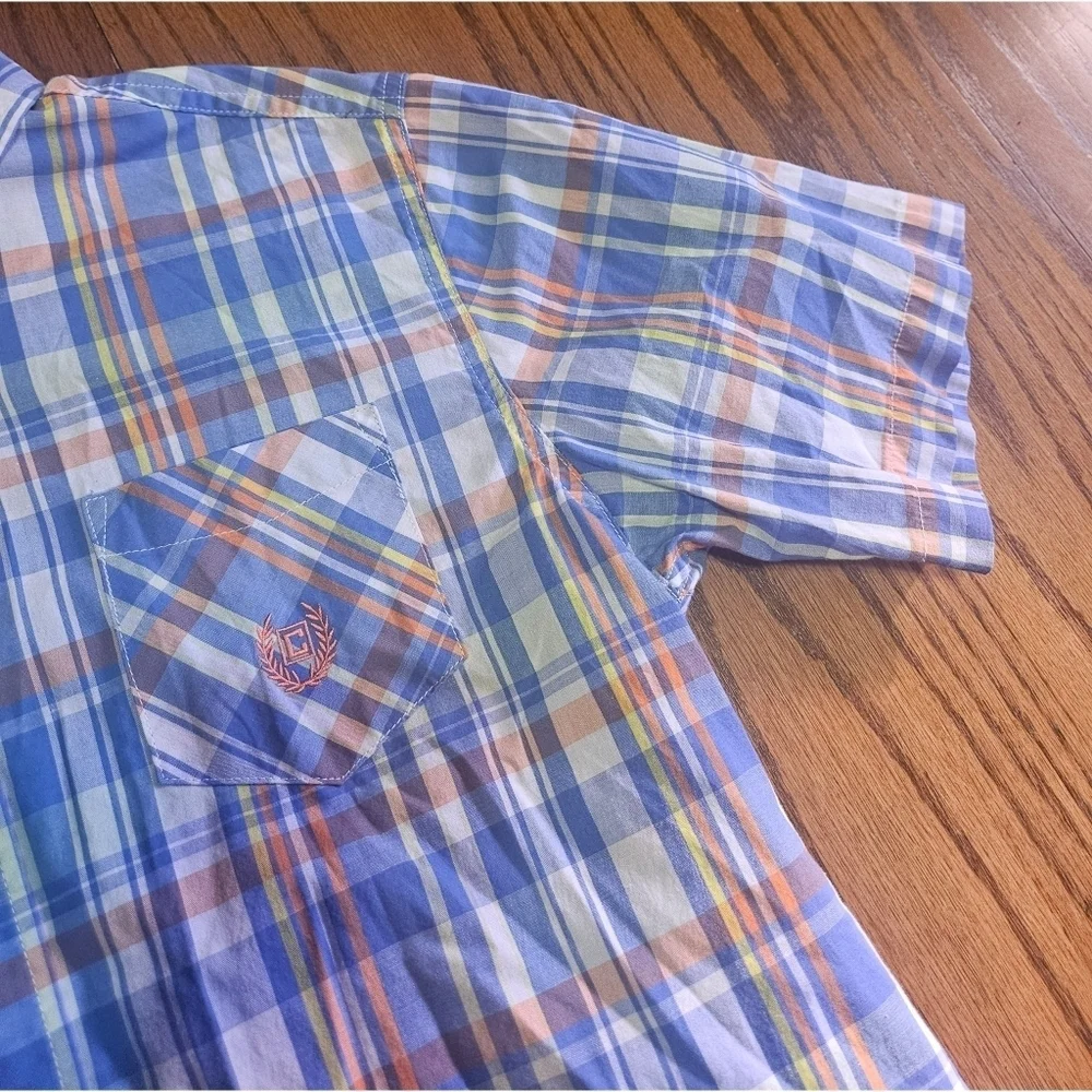 Chaps Youth Boy's Short Sleeve Button Down Shirt